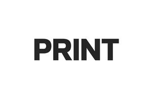 award winning graphic design logo for the Print Magazine Print Regional Design Awards