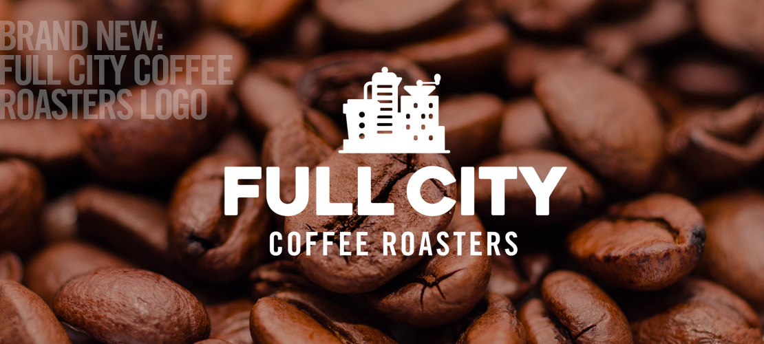 image of the logo trademark and brand identity design of full city coffee by dallas logo designer and design firm B12 Group