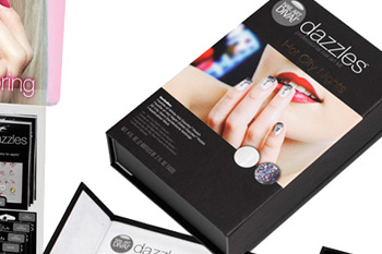 nail art diva dazzles package design and packaging design portfolio sample